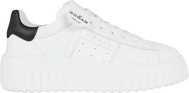 Hogan Witte Leren Dames Sneakers White Dames