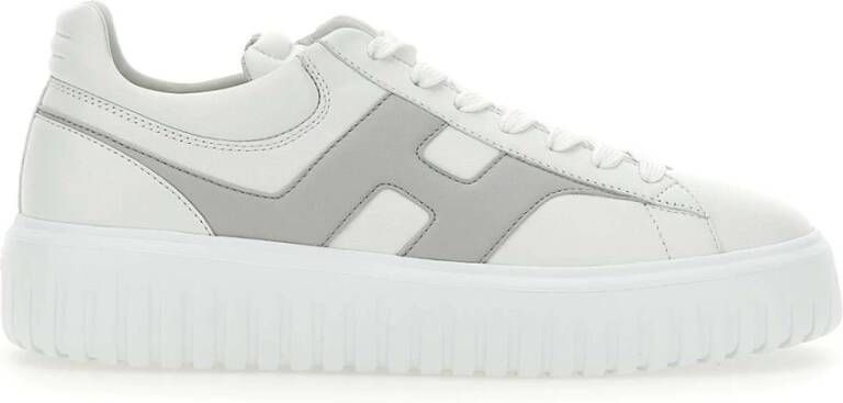 Hogan Witte Leren Heren Sneakers White Heren