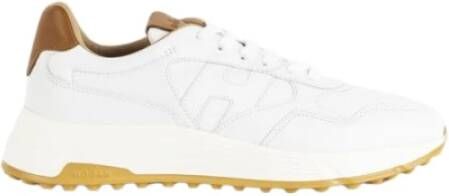 Hogan Witte Leren Hyperlight Sneakers White Heren