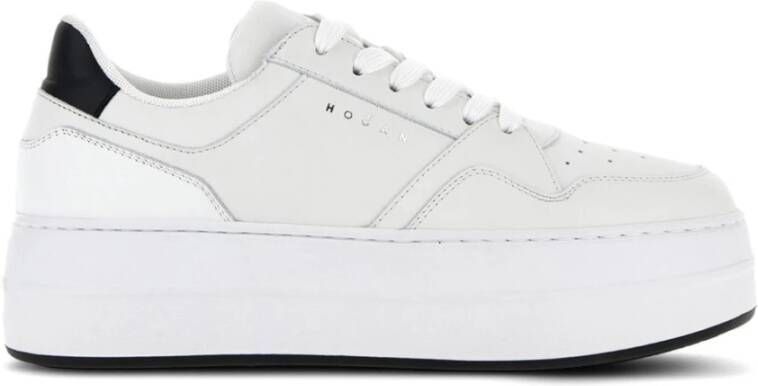 Hogan Witte Leren Sneakers Aw24 White Dames