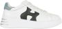 Hogan Witte Leren Sneakers Chic Stijl White Dames - Thumbnail 1