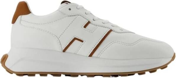 Hogan Witte Leren Sneakers met Memory Foam White Dames