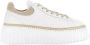 Hogan Witte leren sneakers met beige suède White Dames - Thumbnail 1