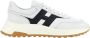 Hogan Witte Leren Sneakers met H-Detail White Heren - Thumbnail 1