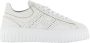 Hogan Witte Leren Sneakers met H-Strepen White Heren - Thumbnail 1