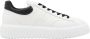 Hogan Witte Leren Sneakers met Logodetail White Heren - Thumbnail 1