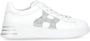 Hogan Witte Leren Sneakers met Lurex Details White Dames - Thumbnail 1