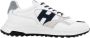 Hogan Witte en Blauwe Leren Sneakers Model Hxm5630Er90 White Heren - Thumbnail 1