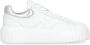 Hogan Witte Leren Sneakers met Metalen Detail White Dames - Thumbnail 1