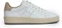 Hogan Witte leren sneakers met studs White Dames - Thumbnail 1