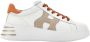 Hogan Rebel Witte Leren Sneakers met Beige Suède H Detail White Heren - Thumbnail 5