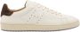 Hogan Witte Leren Sneakers Ronde Neus Beige Heren - Thumbnail 1