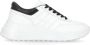 Hogan Witte Leren Sneakers Ronde Neus Logo White Dames - Thumbnail 1