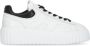 Hogan Witte Leren Sneakers Ronde Neus White Dames - Thumbnail 1