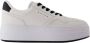 HOGAN Lage Sneakers Dames H670 Allacciato Maat: 36 Materiaal: Leer Kleur: Wit - Thumbnail 1