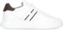 Hogan Witte Leren Sneakers Ronde Neus White Heren - Thumbnail 1