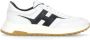 Hogan Witte Leren Sneakers Ronde Neus White Heren - Thumbnail 1