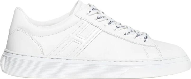 Hogan Witte Leren Sneakers Ss23 White Dames