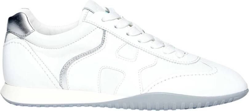 Hogan Witte Leren Sneakers Ss23 White Dames