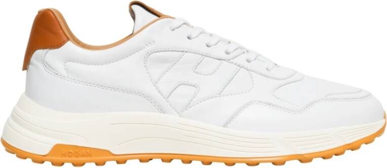 Hogan Witte Leren Sneakers Ss23 White Heren