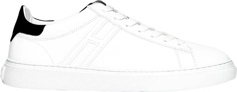 Hogan Witte Leren Sneakers Ss23 White Heren