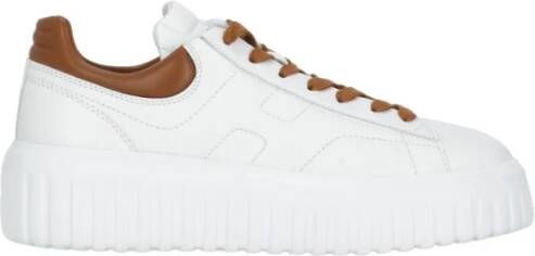 Hogan Witte Leren Sneakers voor Dames White Dames