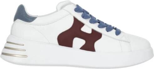 Hogan Witte Leren Sneakers voor Dames White Dames