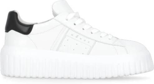 Hogan Witte Leren Sneakers voor Vrouwen White Dames