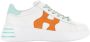 Hogan Witte leren sneakers White Dames - Thumbnail 1