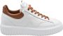 Hogan Witte Leren Veterschoenen Elegante Stijl White Heren - Thumbnail 1