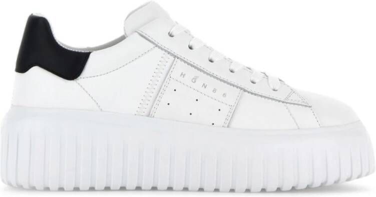 Hogan Witte platte schoenen met geheugenschuim White Dames