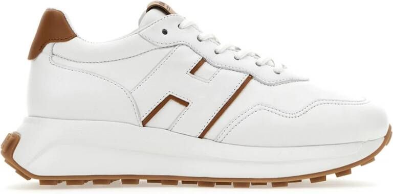 Hogan Witte platte schoenen voor dames White Dames Schoenen