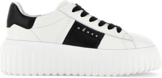 Hogan Witte platte schoenen voor vrouwen White Dames