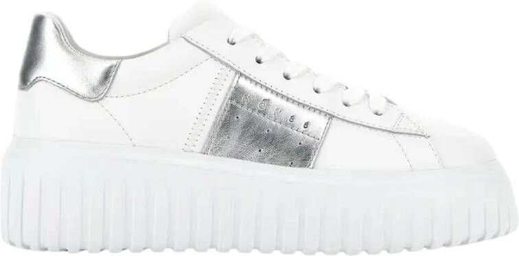 Hogan Witte platte schoenen White Dames