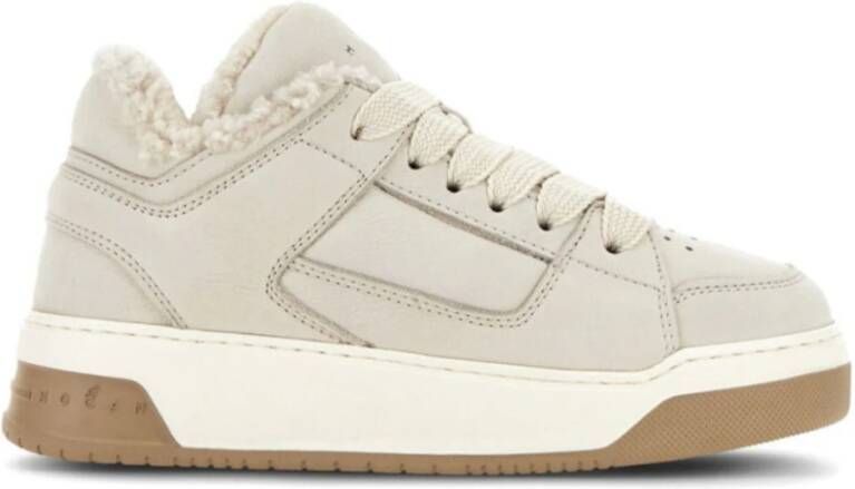 Hogan Witte platte schoenen White Dames