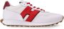 Hogan Witte en rode leren en technische stoffen sneakers White Heren - Thumbnail 1