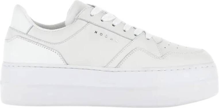 Hogan Witte Skyscraper Sneakers Urban Chic White Dames