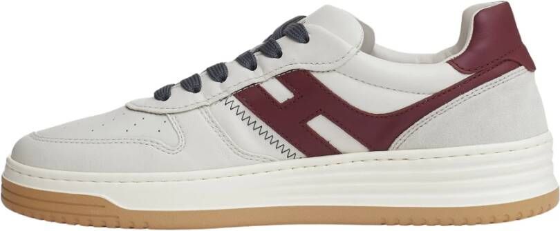 Hogan Witte Sneakers Aw24 Italiaans Gemaakt White Heren