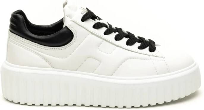 Hogan Witte Sneakers H-Stripes Veters White Dames