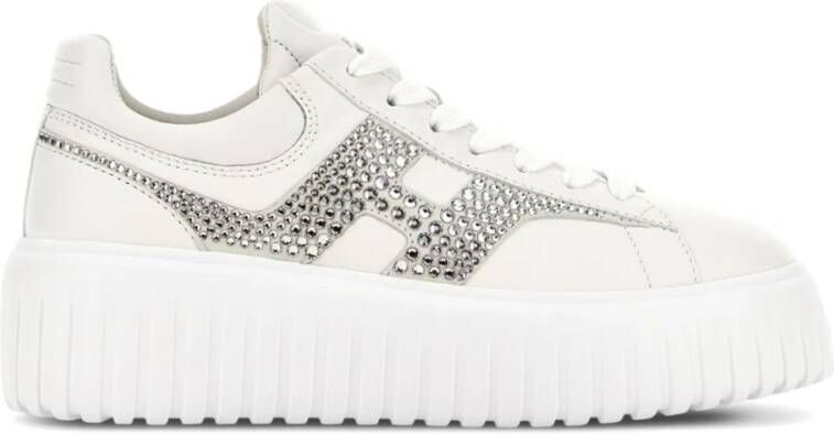 Hogan Witte Sneakers met Flatform Zool White Dames