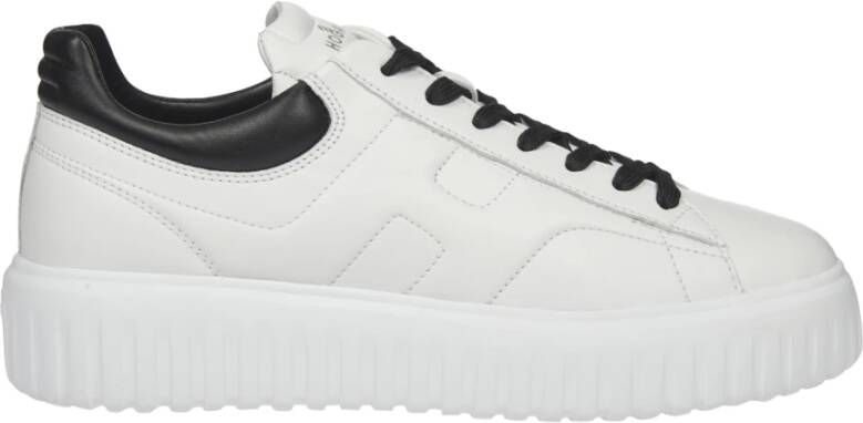 Hogan Witte Sneakers met H-strepen White Heren