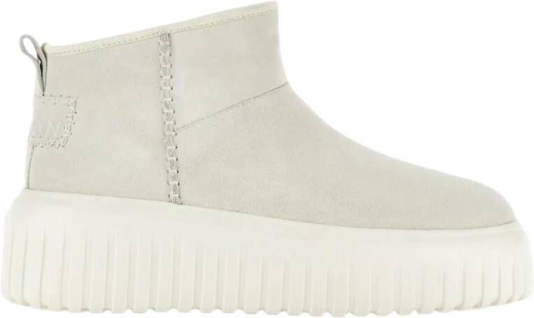 Hogan Witte Sneakers met H-Stripes White Dames