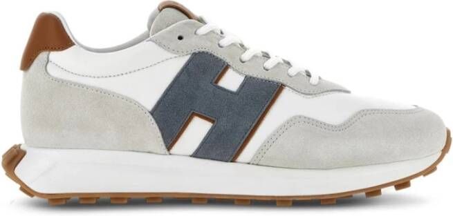 Hogan Witte Sneakers met Multikleurig Design White Heren