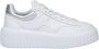 Hogan Witte Sneakers met Zilveren Details White Dames - Thumbnail 1