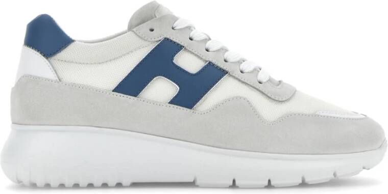 Hogan Witte Sneakers Multicolor Paneelontwerp Multicolor Heren