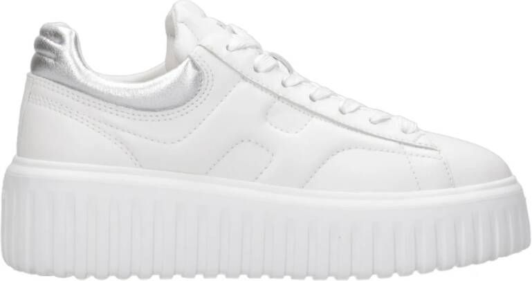 Hogan Witte Sneakers Nappa Iconische Stijl White Dames