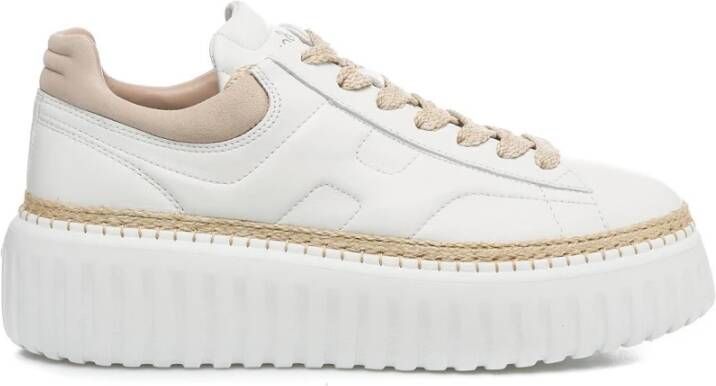 Hogan Witte Sneakers Ss24 Damesschoenen White Dames