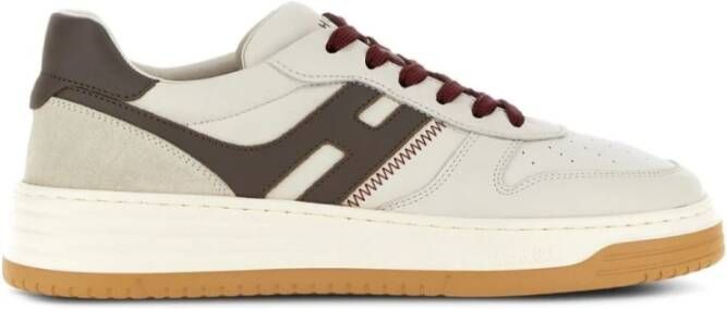 Hogan Witte Sneakers voor Mannen Aw24 Multicolor Heren