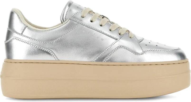 Hogan Zilveren Skyscraper Sneakers Gray Dames