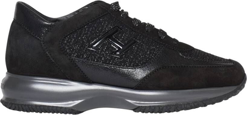 Hogan Zwarte Interactieve Sneakers voor Vrouwen Black Dames